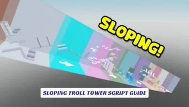 Sloping Troll Tower Script Guide
