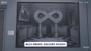Blue Prince Gallery Puzzle