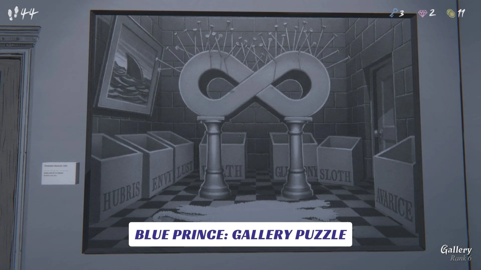 Blue Prince Gallery Puzzle