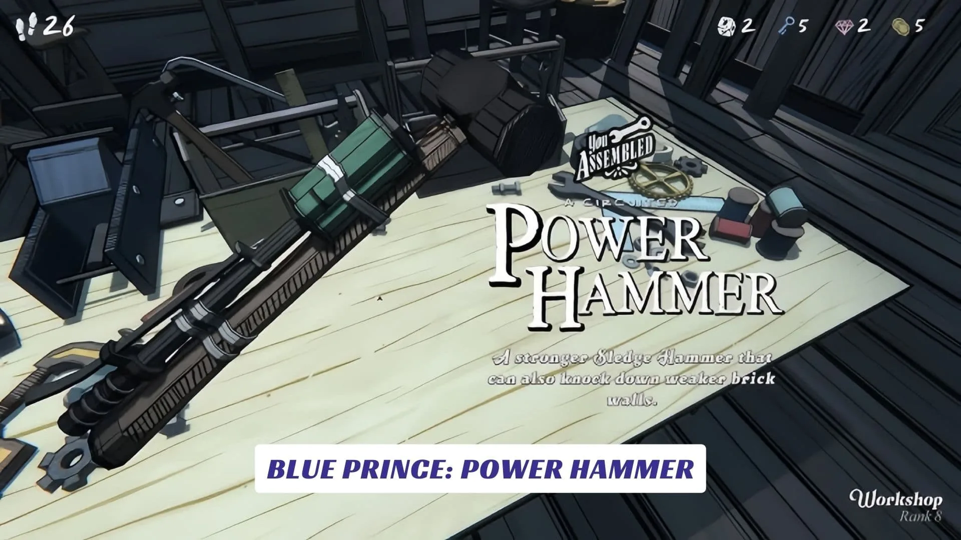Blue Prince Power Hammer