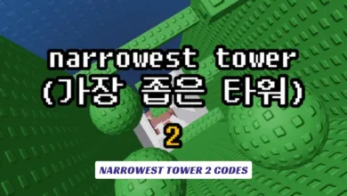 Narrowest Tower 2 Codes