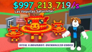 Steal a Brainrot Overhauled Codes