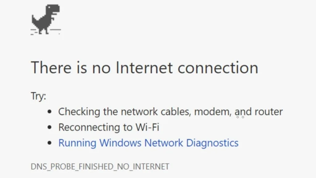 Check Your Internet Connection