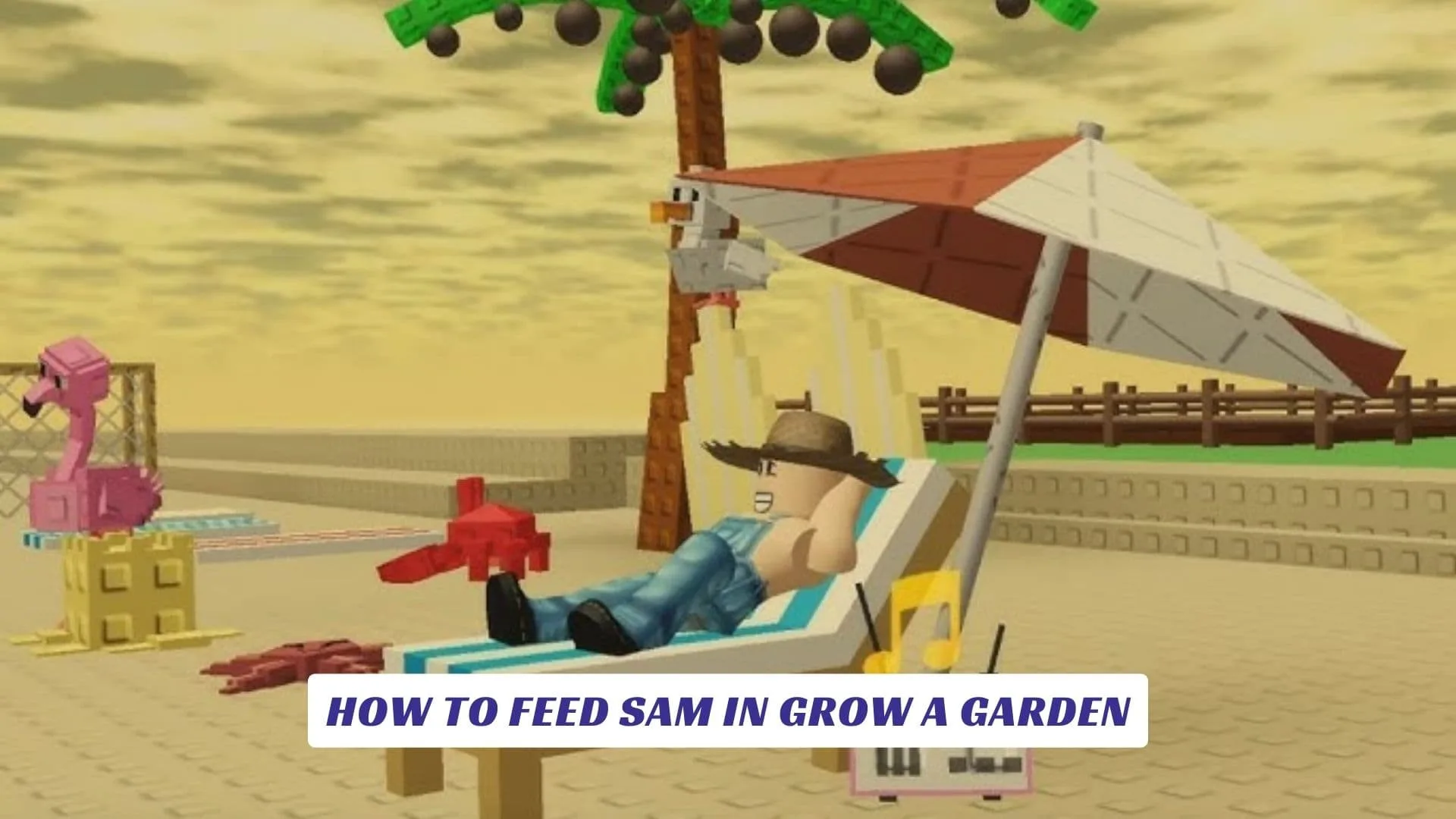 How to Feed Sam in Grow a Garden