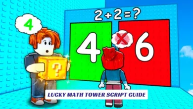 Lucky Math Tower Script Guide