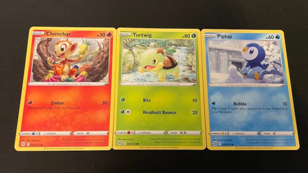 Pokémon Cards In The Brilliant Stars Set