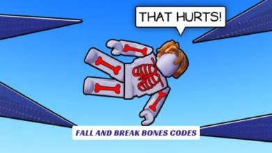 Fall and Break Bones Codes