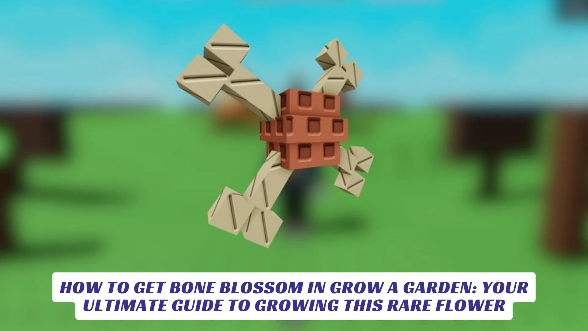 How to Get Bone Blossom in Grow a Garden Your Ultimate Guide to Growing This Rare Flower