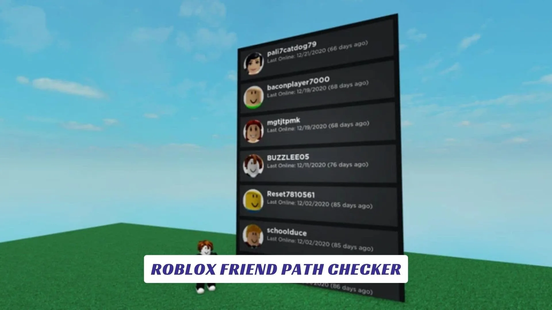 Roblox Friend Path Checker