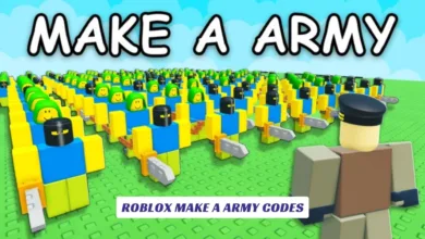 Roblox Make a Army Codes