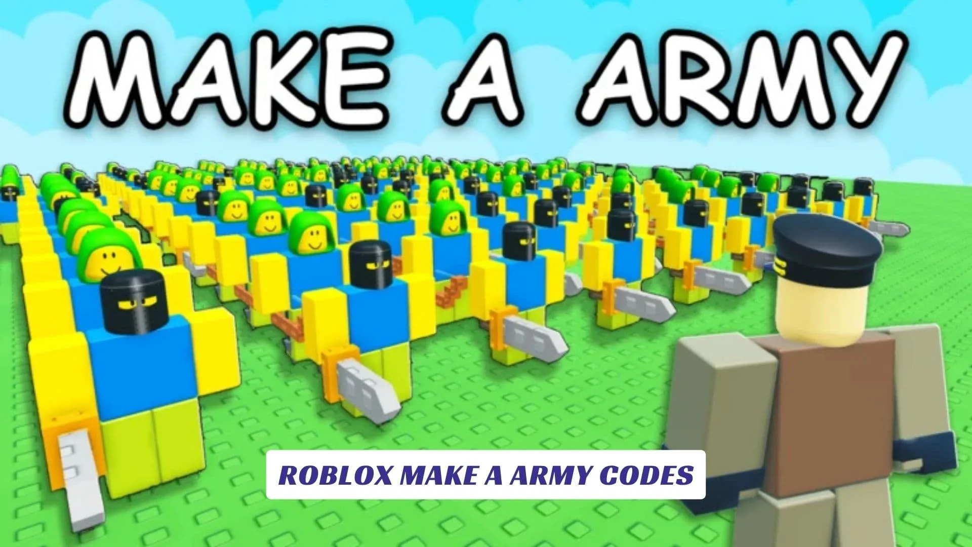 Roblox Make a Army Codes Roblox Make a Army Codes