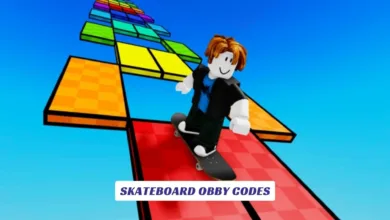 Skateboard Obby Codes