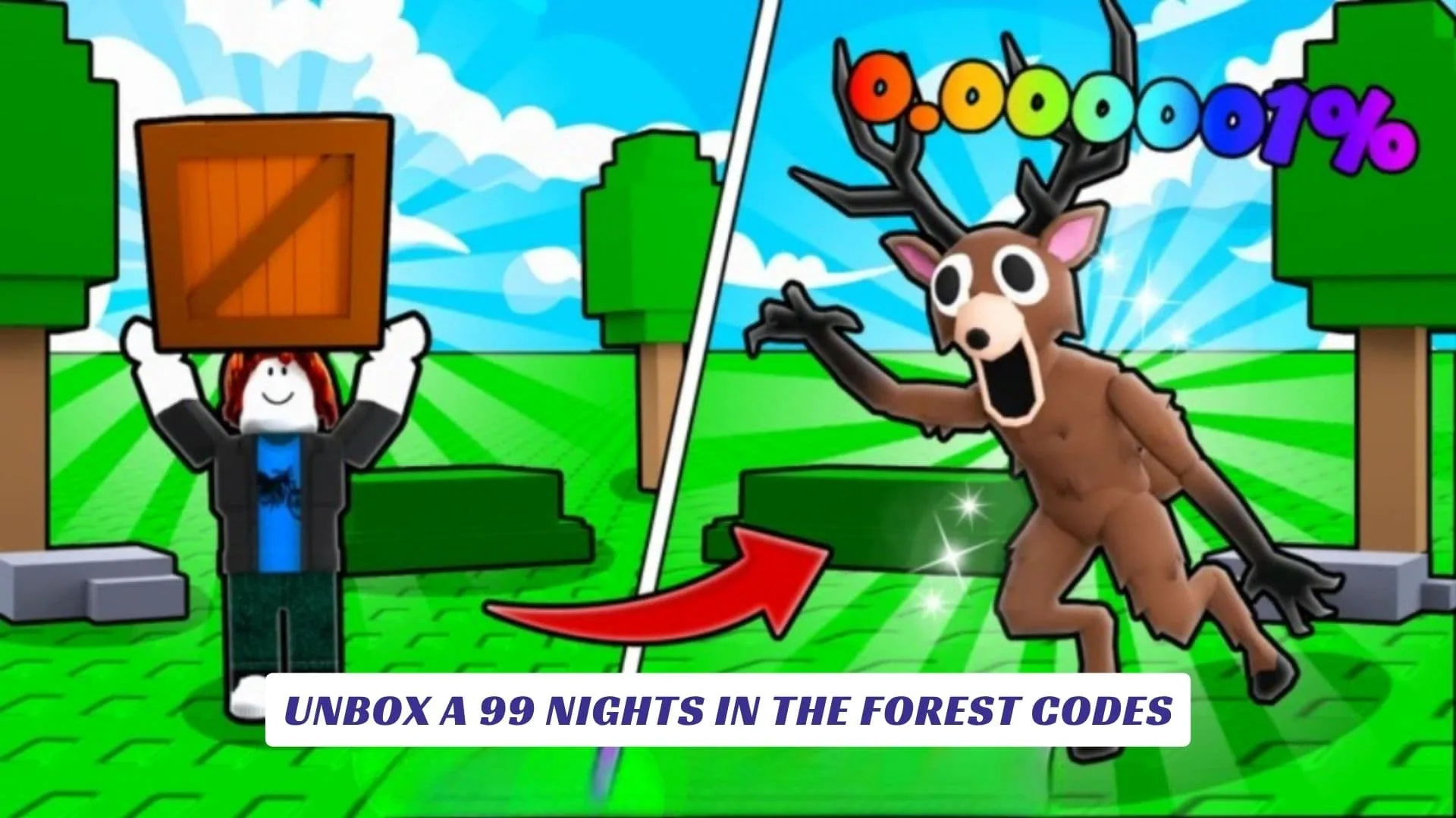 Unbox a 99 Nights in the Forest Codes Unbox a 99 Nights in the Forest Codes