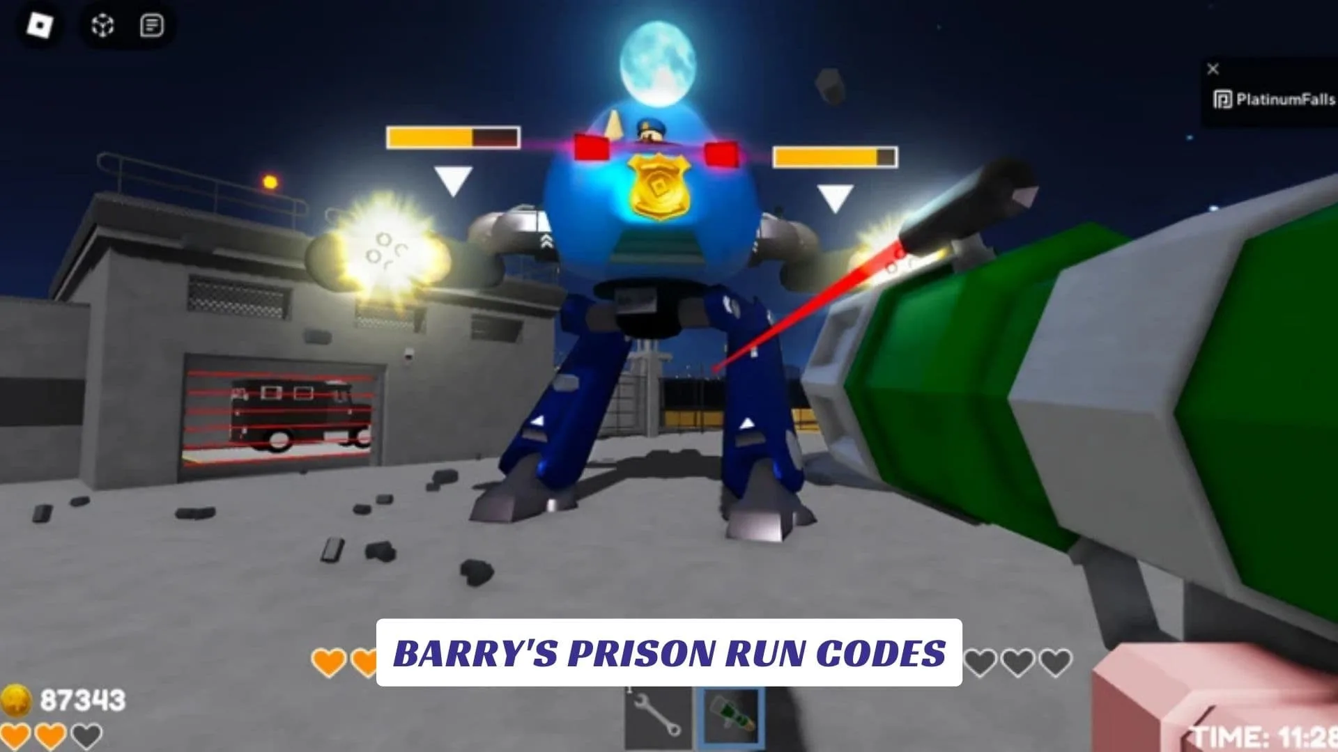 Barry's Prison Run Codes