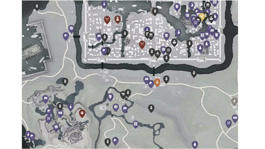 Where Winds Meet: Graceful Melody - Locations and Map 1 Key Locations of Graceful Melody NPCs in Where Winds Meet