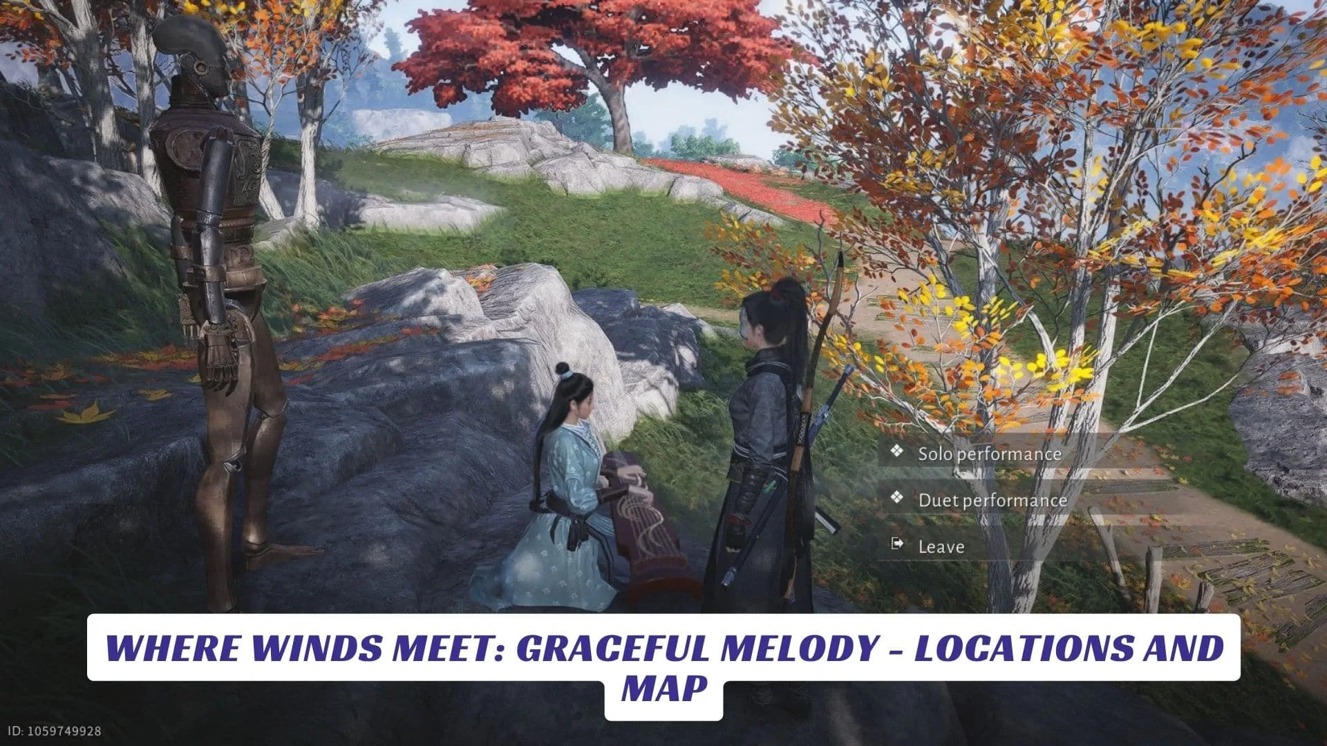 Where Winds Meet Graceful Melody - Locations and Map