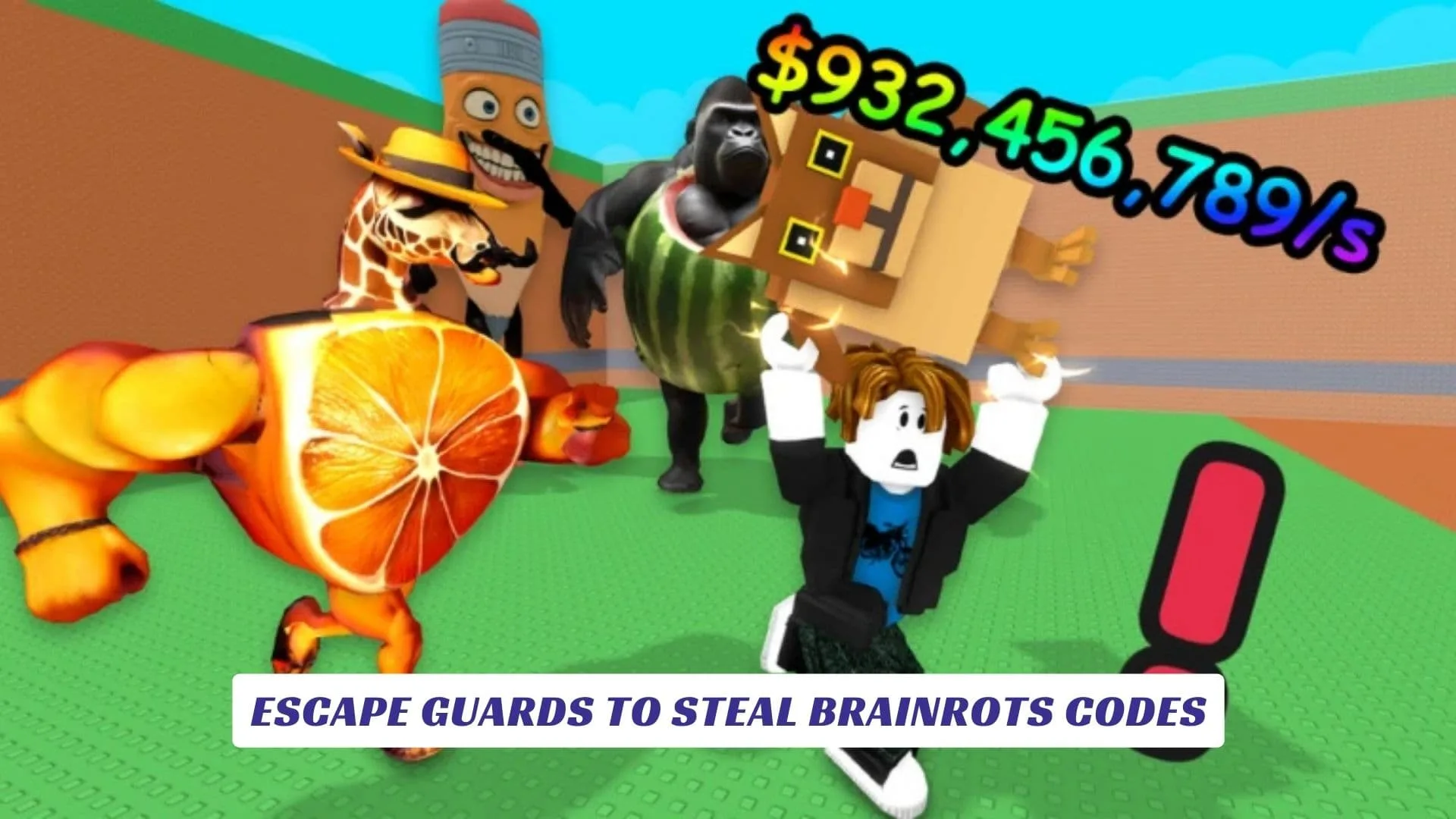 Escape Guards to Steal Brainrots Codes