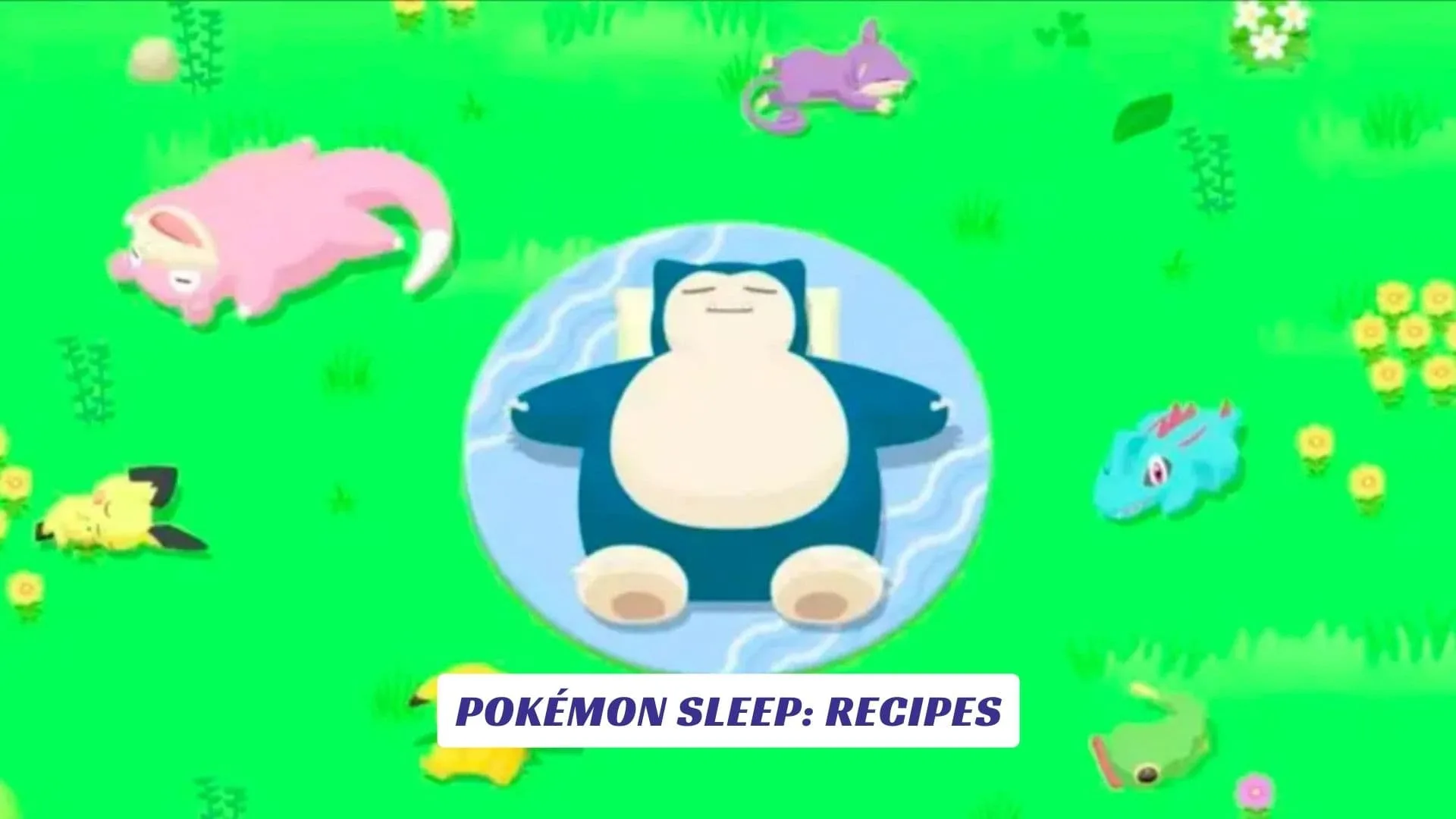 Pokémon Sleep Recipes