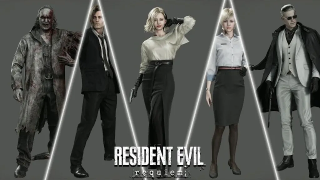 Resident Evil Requiem Character List Table
