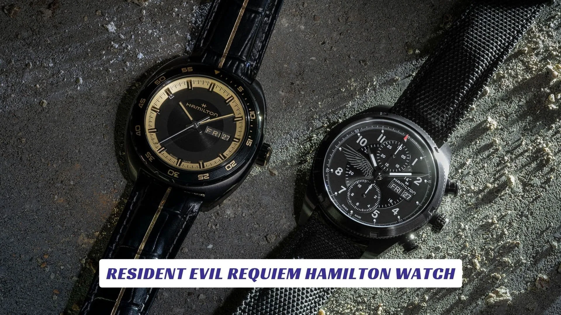 Resident Evil Requiem Hamilton Watch Resident Evil Requiem Hamilton Watch
