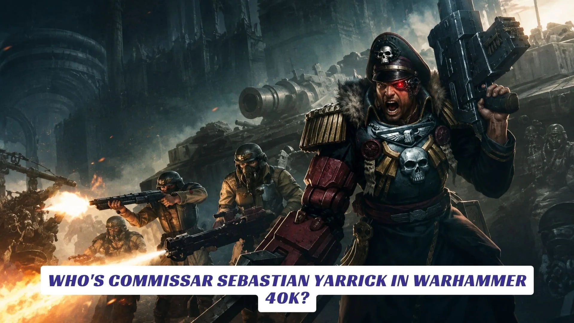 Who's Commissar Sebastian Yarrick In Warhammer 40k