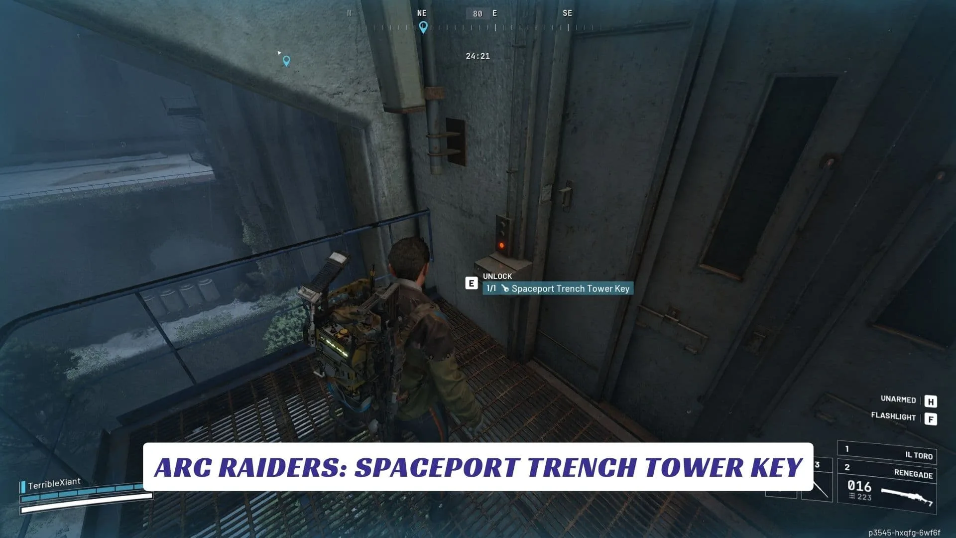 ARC Raiders: Spaceport Trench Tower Key ARC Raiders Spaceport Trench Tower Key