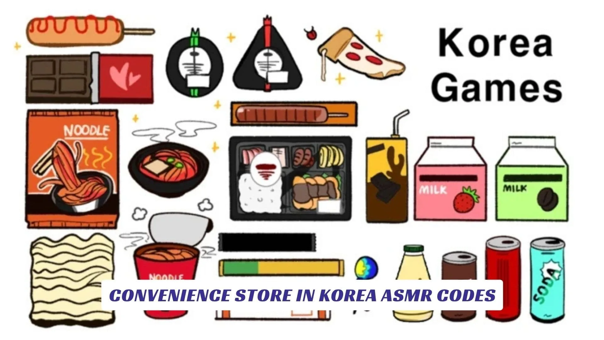 Convenience Store In Korea ASMR Codes 8 Convenience Store In Korea ASMR Codes
