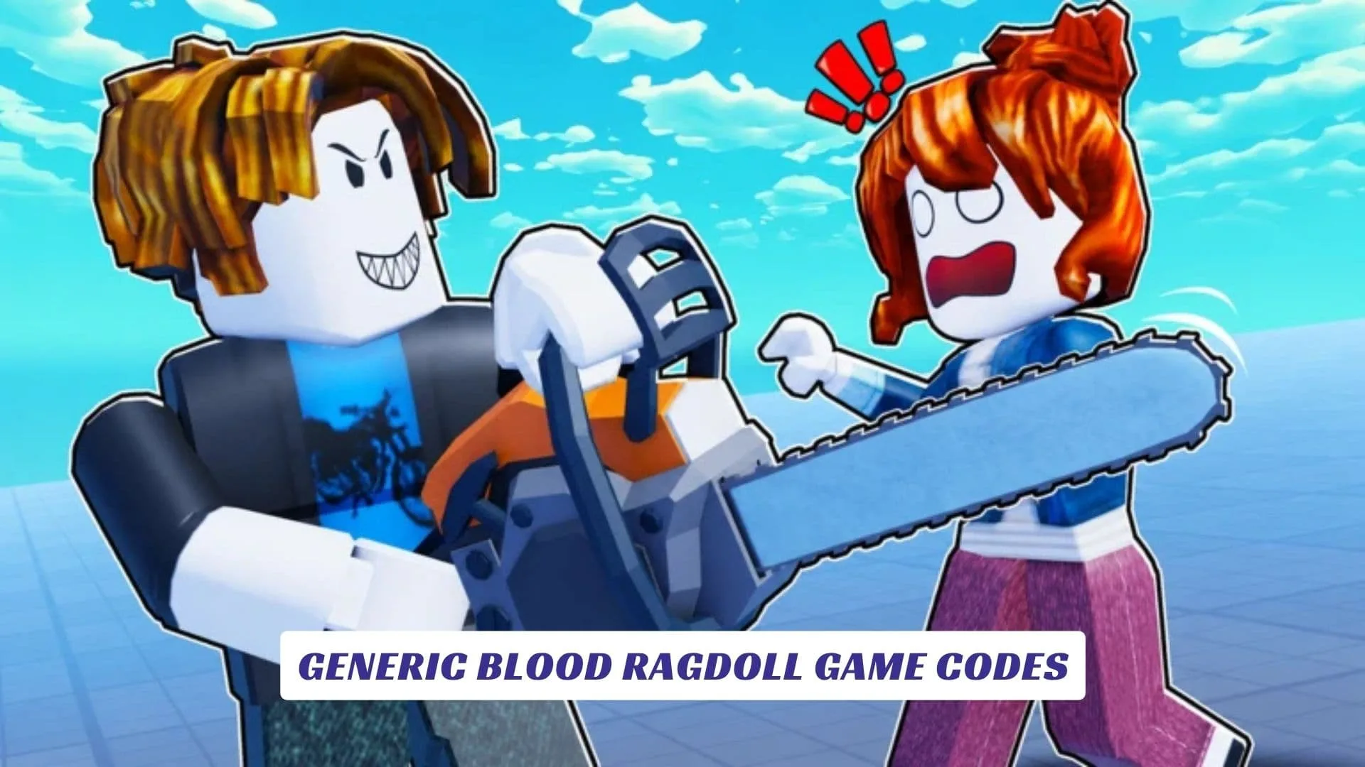 Generic Blood Ragdoll Game Codes Generic Blood Ragdoll Game Codes