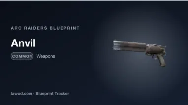Anvil blueprint in Arc Raiders