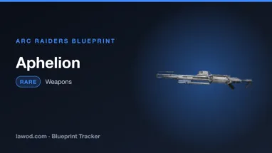 Aphelion blueprint in Arc Raiders