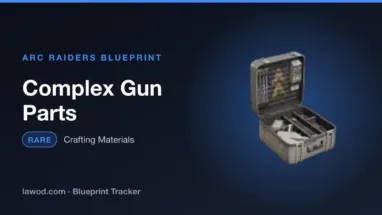 Complex Gun Parts blueprint in Arc Raiders