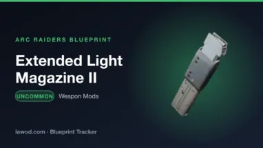 Extended Light Magazine II blueprint in Arc Raiders