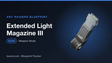 Extended Light Magazine III blueprint in Arc Raiders