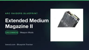 Extended Medium Magazine II blueprint in Arc Raiders