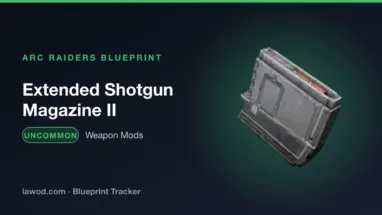 Extended Shotgun Magazine II blueprint in Arc Raiders