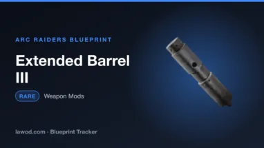 Extended Barrel III blueprint in Arc Raiders