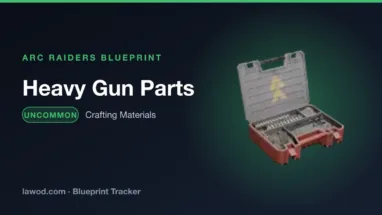 Heavy Gun Parts blueprint in Arc Raiders