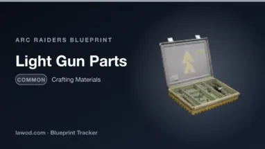 Light Gun Parts blueprint in Arc Raiders