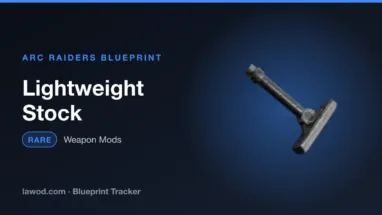 Lightweight Stock blueprint in Arc Raiders