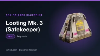 Looting Mk. 3 (Safekeeper) blueprint in Arc Raiders