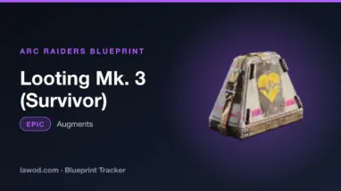 Looting Mk. 3 (Survivor) blueprint in Arc Raiders