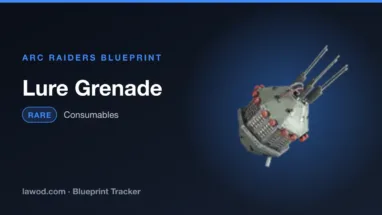 Lure Grenade blueprint in Arc Raiders