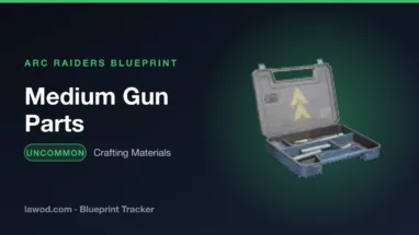 Medium Gun Parts blueprint in Arc Raiders