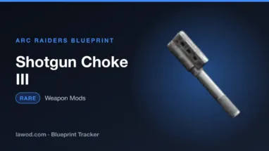 Shotgun Choke III blueprint in Arc Raiders