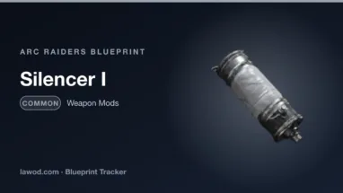 Silencer I blueprint in Arc Raiders