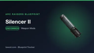 Silencer II blueprint in Arc Raiders