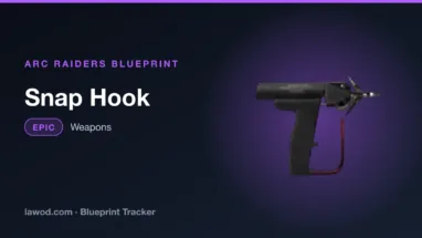 Snap Hook blueprint in Arc Raiders