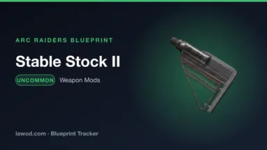 Stable Stock II blueprint in Arc Raiders