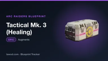 Tactical Mk. 3 (Healing) blueprint in Arc Raiders