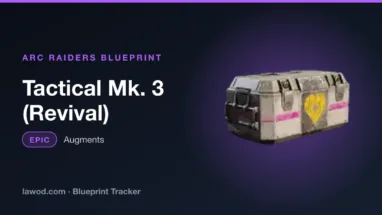 Tactical Mk. 3 (Revival) blueprint in Arc Raiders